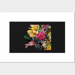 Bouquet with Rose Posters and Art